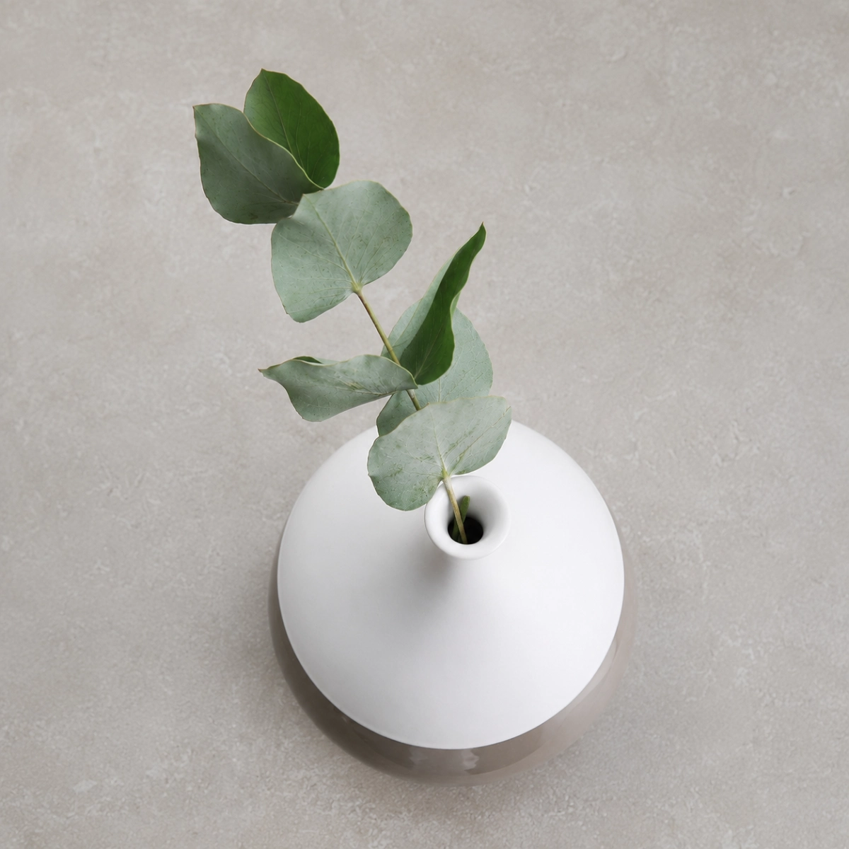 Round Ceramic Bud Vase